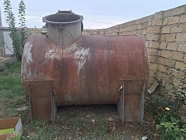 Baklar və çənlər: Metalkonstruksiya – silindrik polad rezervuar/kazan - Material: qalın — 1