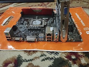 Masaüstü kompüterlər və komponentlər: MSİ H310M PRO-VD PLUS ana plata satılır + CPU İ3-9100F + Ram DDR4 (8 — 3