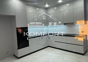 laminat kuxna mebeli: Sifarişlə mətbəx dəsti, Özü çəkən petlələr, MDF, Kredit yoxdur, Pulsuz çatdırılma — 5