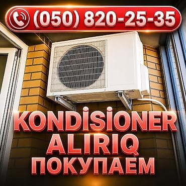 Elektronika: Kondisioner alırıq Tipliləri: divar, tavan, şkaf dollap ücün — 1