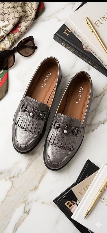 Məhsul: Qadın loafer ayaqqabıları – GUCCI dizaynı - Material: Yüksək lalafo.az -da Məhsul: Qadın loafer ayaqqabıları – GUCCI dizaynı - Material: Yüksək