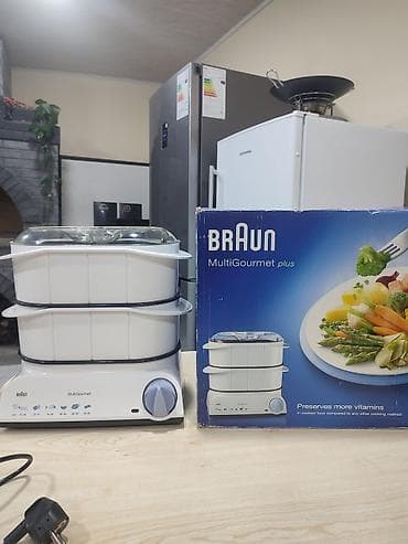 Buxarlı bişirici Braun, qabların sayı - 2, Yeni lalafo.az -da Buxarlı bişirici Braun, qabların sayı - 2, Yeni