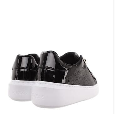 ketalar: Qadın idman ayaqqabısı – Guess - Rəng: qara, ağ qalın altlıqla - — 4