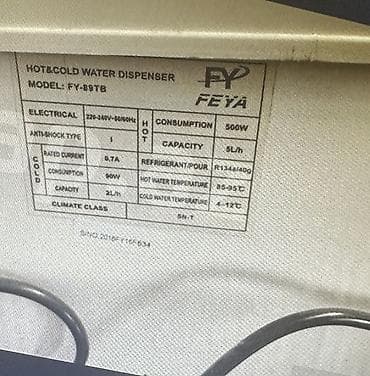 yağ ceken aparat satilir: Feya dispenser Isti və soyuq su keyfi Mini stol ustu model Az — 3