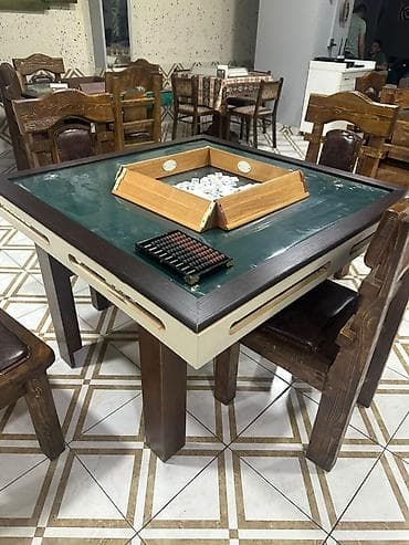 2 ci əl divan: Qonaq otağı üçün, Açılmayan, Kvadrat masa, 4 stul — 3