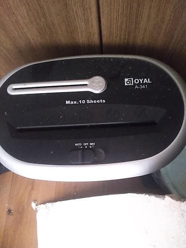 bayraq profil şəkilləri: Oyal A-341 kağız doğrayıcı - Maksimum 10 vərəqə qədər eyni anda — 2