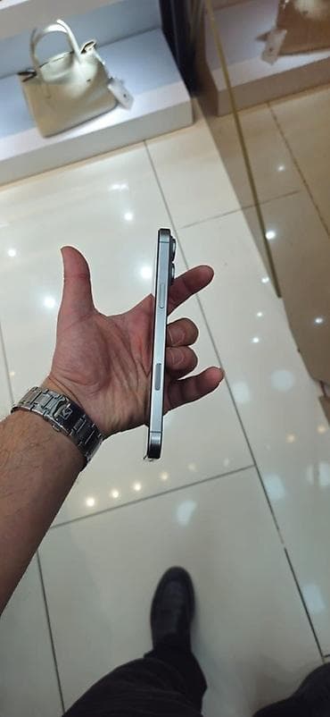 iphone telefonları: IPhone 16 Pro Max, 256 GB, Gümüşü, Simsiz şarj — 1