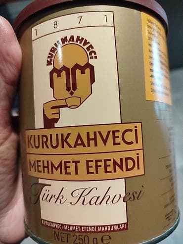 bal: Kurukahveci Mehmet Efendi Türk Qəhvəsi – 250 q metal qab - Marka — 2