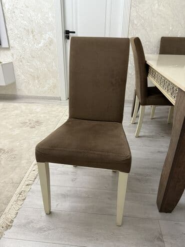 stol stul metbex: Qonaq otağı üçün, Açılmayan, Dördbucaq masa, 6 stul — 3