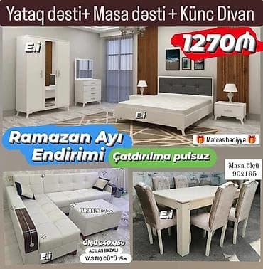 Künc divan, Qonaq otağı üçün, Açılmayan