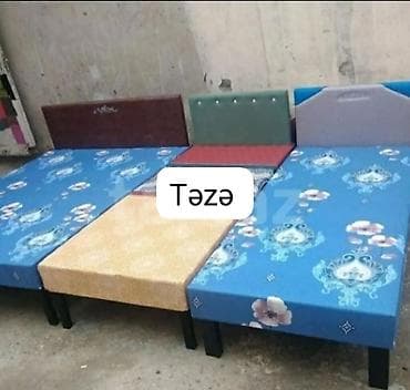 Təzə çarpayılar. 1 nəfərlik çarpayılar 60manat. 2 nəfərlik taxt
