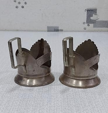 stəkan şəkilləri: Stəkanlar, rəng - Gümüşü, 1 əd, SSRİ — 9