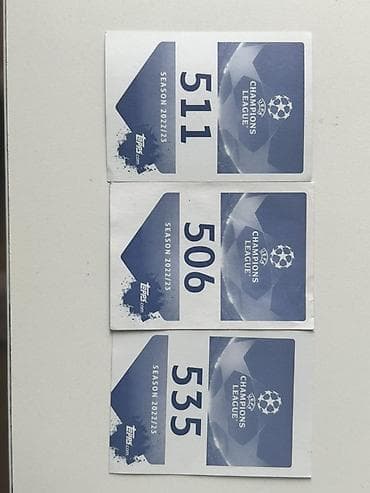 rocket league: Topps UEFA Champions League 2022/23 parlaq kolleksiya stikerləri (3 — 2