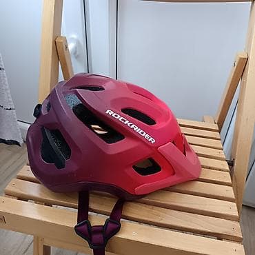 Velosiped aksesuarları: Məhsul: Rockrider ST dağ velosiped kaskı - Rəng: qırmızı — 5