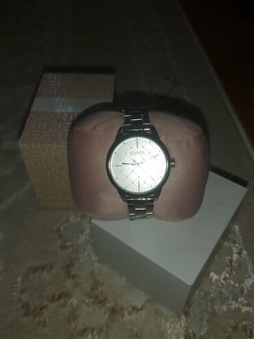 el fecr saat: İşlənmiş, Qol saatı, rəng - Boz — 5