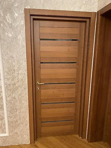 hamam vanasl: Məhsul: Daxili qapılar – taxta teksturalı, horizontal lamelli dizayn — 3