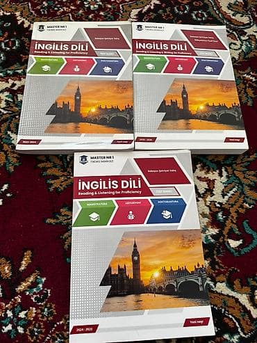 Magistraturaya hazirlashanlar ucun Ingilis dili test banki, kitablar — 1