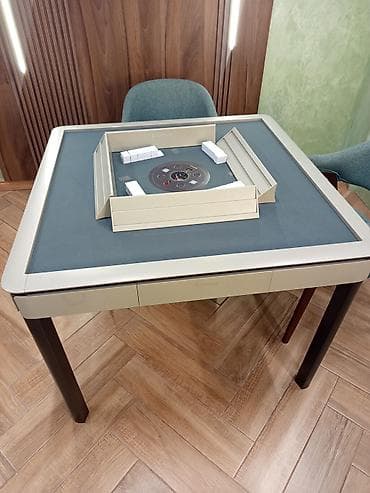 4 kabel: Gletus avtomatik nərd/domino/mahdjonq (mahjong tərzli) oyun masası - — 1
