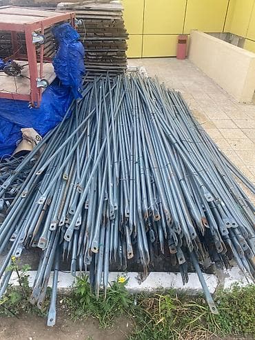dəmir lesa: Fasad üçün metal skafold (lesa) komplekti - Modul tipli metal — 3