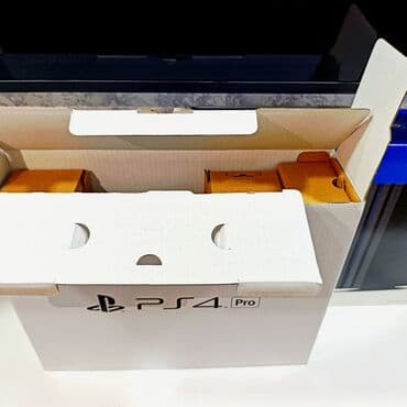 заказать гбо 4 поколения: PS4 PRO 1TB,2pult +20oyun+GTA5 Şəkildəki PS4 pro, işlənməyib — 4