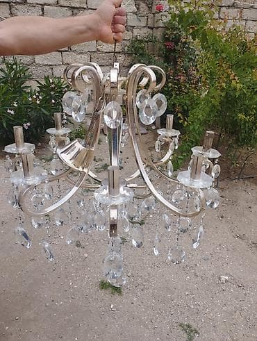 Çılçıraq, 8 lampa, Metal