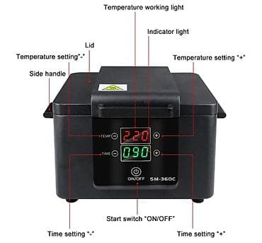 ag qara: Sterilizator yüksək temperaturlu metal alət təmizləyici qutusu — 2