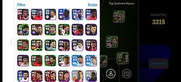 atlet: Salam. e football mobil oyunu. şəkillərdə mövcud oyunçular var — 4