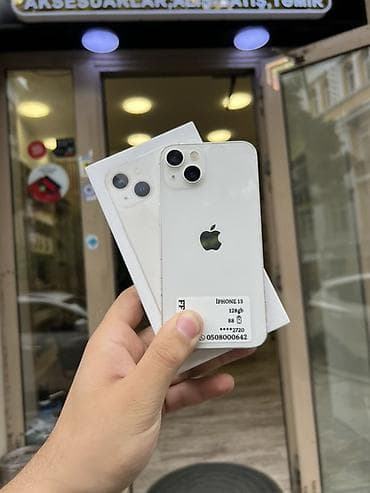 a80 qiyməti: IPhone 13, 128 GB, Ağ, Face ID — 1