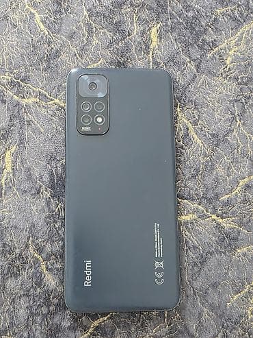 14 pro max case: Redmi Note 11, 128 GB, rəng - Qara — 4