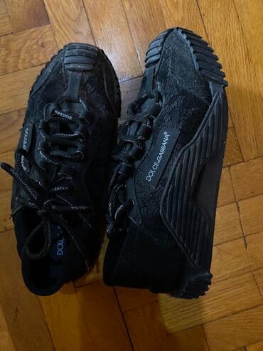 Brend idman ayaqqabıları dəsti 1) Dolce & Gabbana qara idman