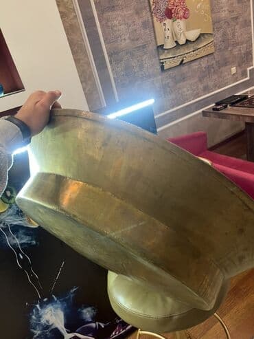 Mercedes-Benz: Böyük ölçülü latun (pirinç) sini/çanaq - Material: qalın pirinç — 2