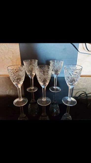 вазы для фруктов и конфет: Şüşə/kristal dekorativ meyvə qabı - Material: qalın şüşə/kristal - — 5