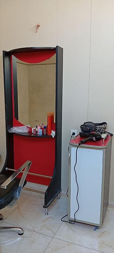 borular: Gözəllik salonu üçün mebel dəsti - 2 ədəd salon iş stansiyası: iri — 1