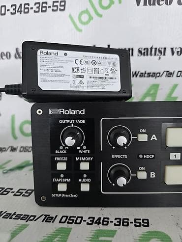 ses guclendiri: Roland V-1HD – HD PTS pult Çox etibarlı və güvəni sadə. Gəlmədir — 2