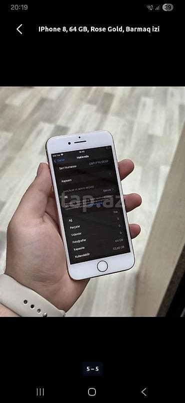 ipad 64 gb: IPhone 8, 64 GB, Rose Gold, Barmaq izi — 2