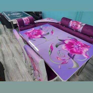 stol və stul dəstləri: 🇹🇷Türk istehsalı Möhtəşəm ✨✨ Kuxna üçün stol stul dəsti 2 stul 1 — 3