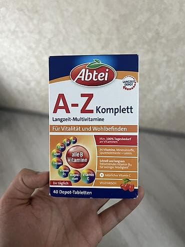 Abtei A–Z Komplett – Uzunmüddətli multivitamin Xüsusiyyətlər: -