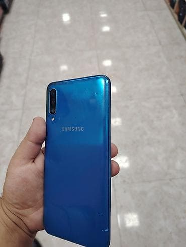 samsung a50 ekrani: Samsung Galaxy A50, 64 GB, rəng - Mavi, Barmaq izi — 2