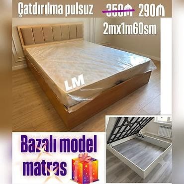 Yeni, İkinəfərlik çarpayı, Bazalı, Matras ilə — 3