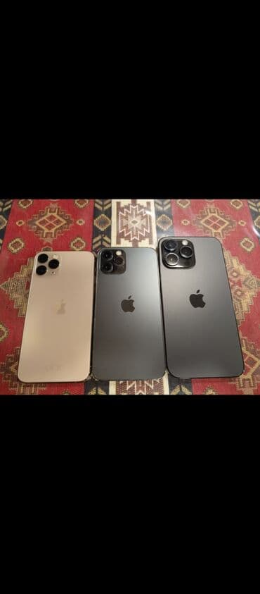 iphone x barter: IPhone 11 Pro, 256 GB, Qızılı, Face ID — 12