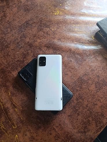 notebook samsung: Samsung Galaxy A51, 64 GB, rəng - Ağ, Sensor — 6