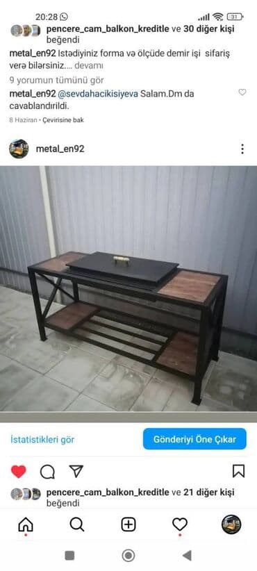 islenmis darvaza: Metal EN MMC olaraq istədiyiniz forma və ölçüde demir işlerinin — 26