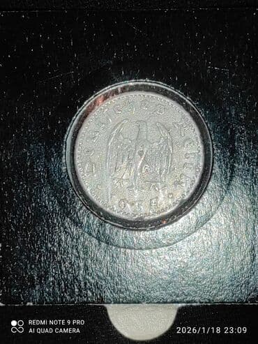 Kitablar və jurnallar: 5 Reyxsmark, 1935 il, Alüminium, Vəziyyəti: Yaxşı — 2