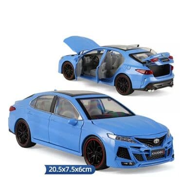 metbex tavan modelleri: Toyota camry dəmir maşın maketləri qapıları açılır və işiqları — 6