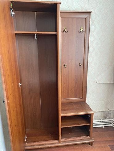 ucuz dolap: Dəhliz üçün çoxfunksiyalı giriş mebeli komplekti - Material: ağac — 2