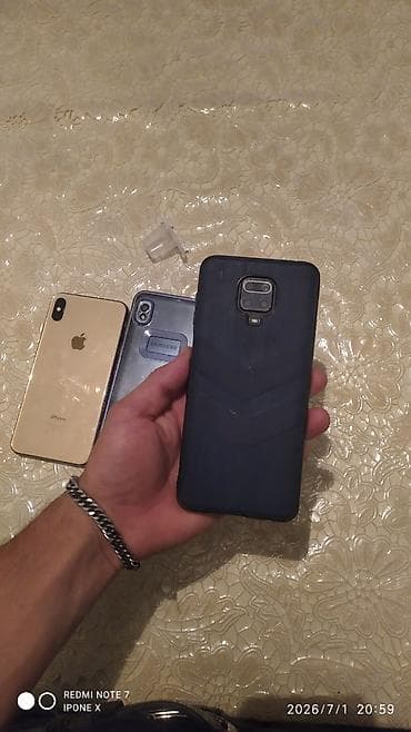 karaoke mikrofon bluetooth: Redmi Note 9 Pro, 64 GB, rəng - Mavi, Barmaq izi — 2