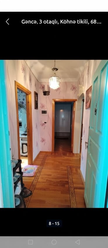 Gəncə, 3 otaqlı, Köhnə tikili, 68 kv. m