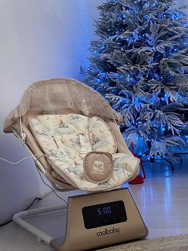 Oğlan və qız üçün, Yeni, Dördbucaq, Beşik, Dəstsiz, Matras ilə, Yellənmə mexanizm ilə