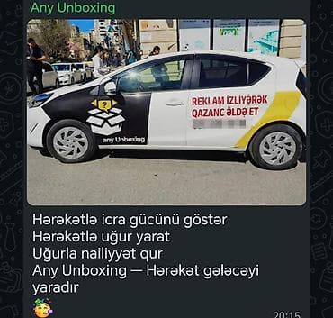 Any Unboxing — reklam izləməklə qazanc platforması Xidmətin