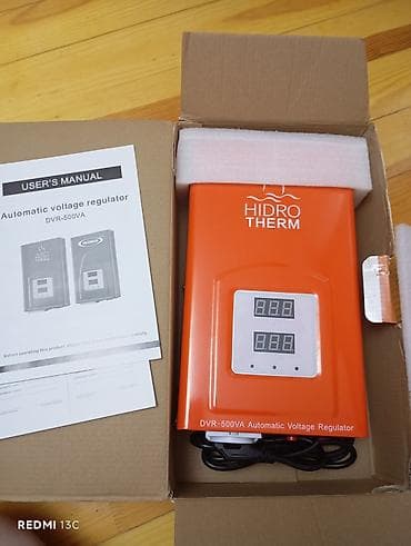 свв 500: HIDROTHERM DVR-500VA avtomatik gərginlik stabilizatoru - Model — 3